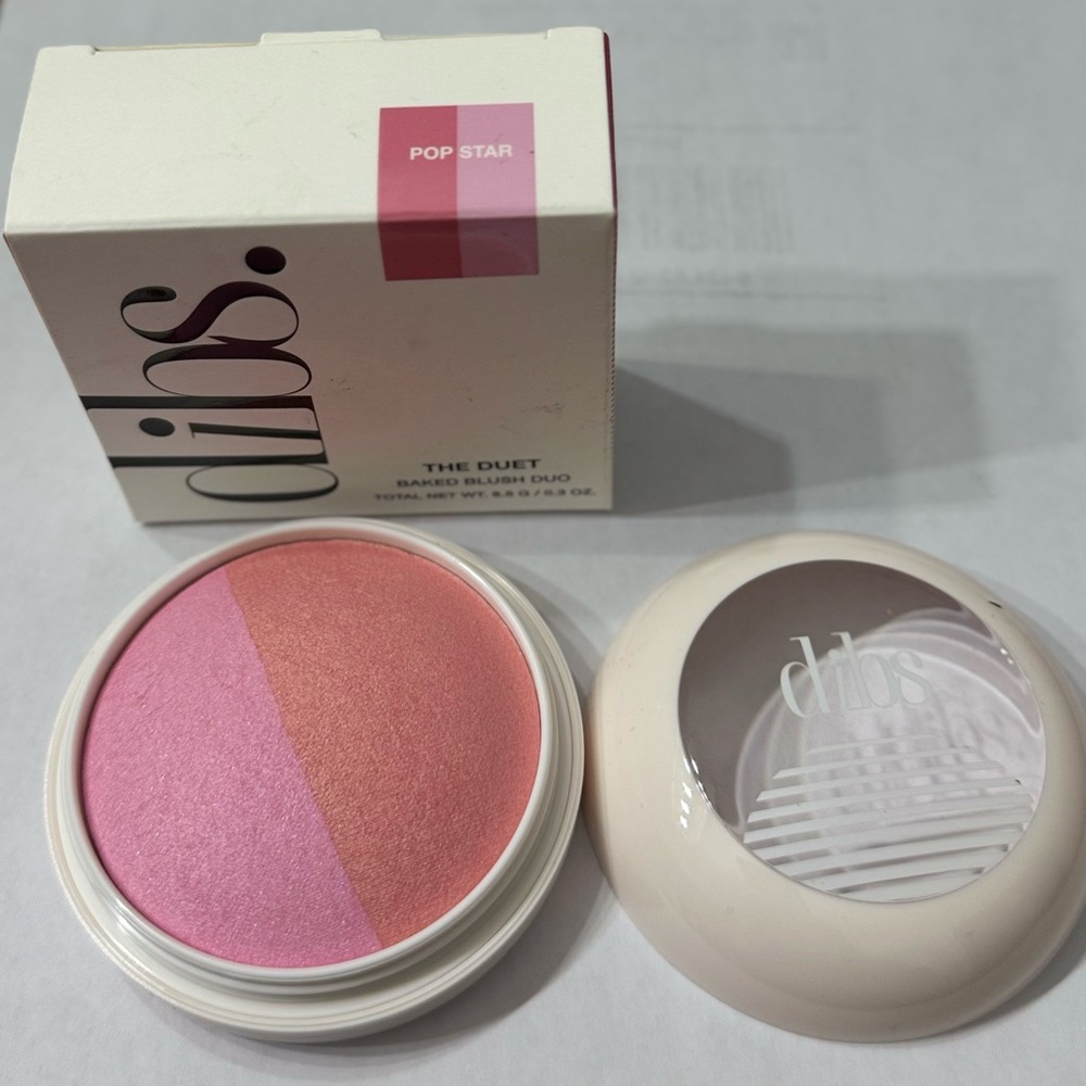 NEW DIBS DUET BAKED DUO BLUSH IN POP STAR